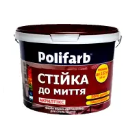 Краска водоэмульсионная Polifarb Акрилтикс интерьерная 7кг