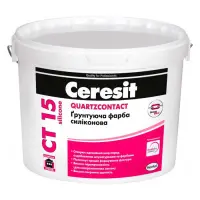 Грунтующая краска силиконовая Ceresit СТ15 10л                                                      