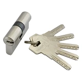 Секрет цинковый Vanger YM 60-CR 30/30 лазерный ключ/ключ 5 ключей хром                              