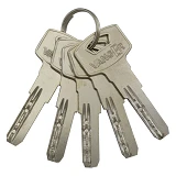 Секрет цинковый Vanger YM 70-G 35/35 лазерный ключ/ключ 5 ключей золото