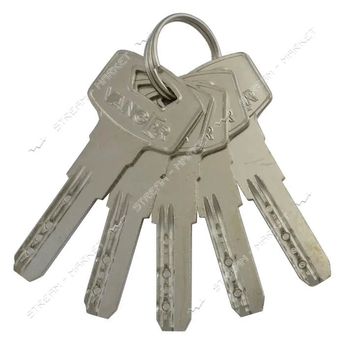 Секрет цинковый Vanger YM 70-CR 35/35 лазерный ключ/ключ 5 ключей хром                              