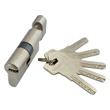Секрет цинковый Vanger YM 60-С-CR 30/30 лазерный ключ/поворот 5 ключей хром