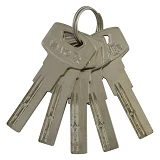 Секрет цинковый Vanger YM 80-С-G 35/45С лазерный ключ/поворот 5 ключей золото