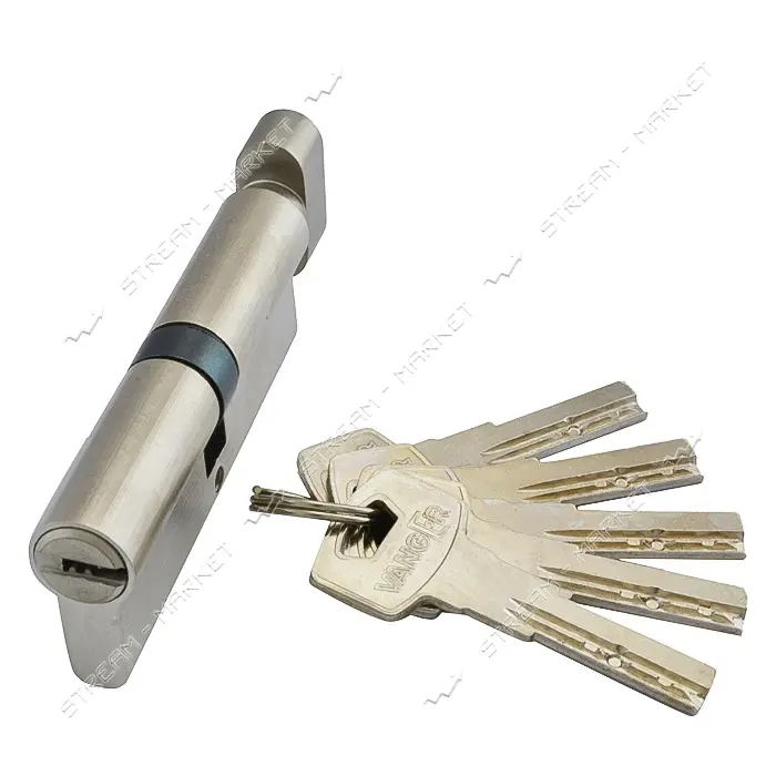Секрет цинковый Vanger YM- 90-C-CR 45/45 лазерный ключ/поворот 5 ключей сатин                       
