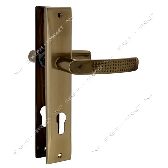 Ручка на планке Modern Karen Antique 85мм ВХ бронза                                                 