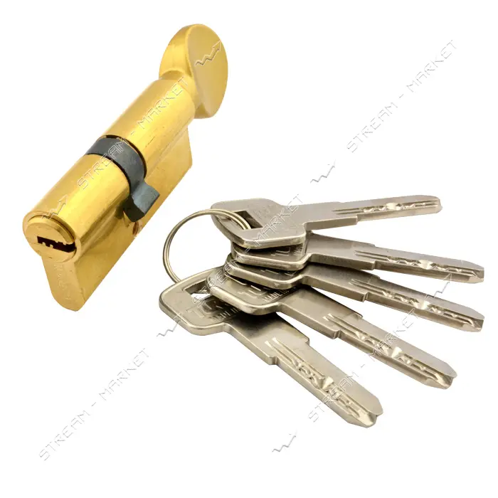 Секрет стальной Tursan Т306/BM 68 31/37 Gold кл/поворот 5 лазерных ключей Турция