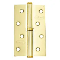 Петля сталева знімна Miradel 100x50-Steel-G R золото                                                
