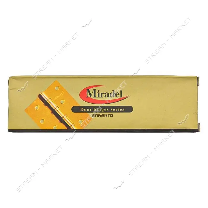 Петля стальная съемная Miradel 100x50-Steel-G R золото