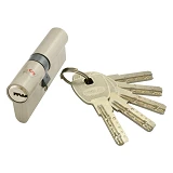 Секрет цинковый Doglar ZС80 35/45SN лазерный ключ/ключ 5 ключей никель