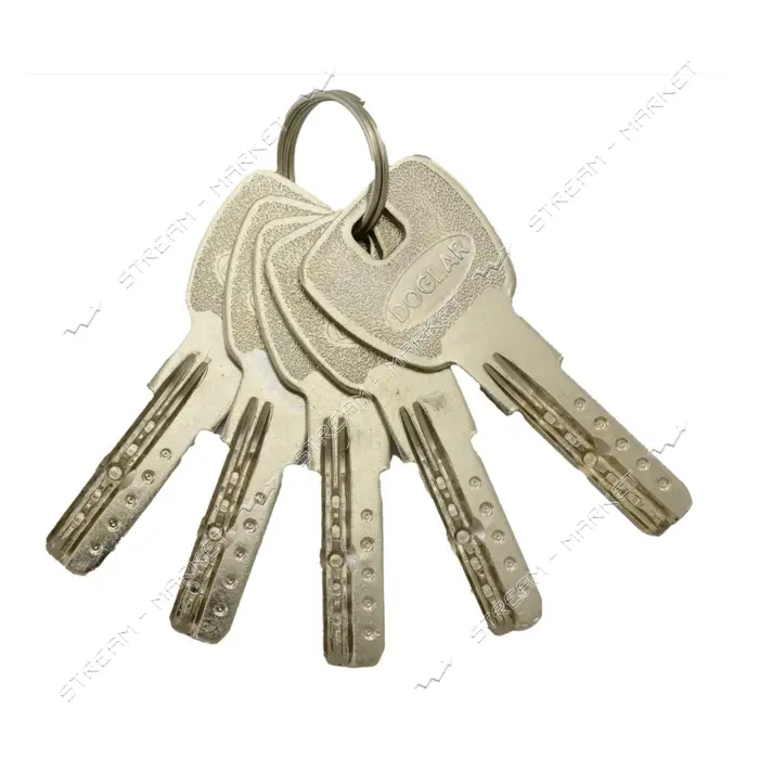 Секрет цинковый Doglar ZС80 35/45SN лазерный ключ/ключ 5 ключей никель