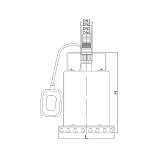 Насос дренажный EuroAqua QDS550                                                                     