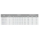 Насос центробежный погружной многоступ. EuroAqua 90QJD109-0.37 0.37кВт Hmax 43м Qmax 60л/мин нерж
