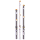 Насос центробежный погружной многоступ. EuroAqua 90QJD112-0.55 0.55кВт Hmax 55м Qmax 60л/мин нерж