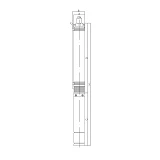 Насос центробежный погружной многоступ. EuroAqua 90QJD118-0.75 0.75кВт Hmax 67м Qmax 60л/мин нерж