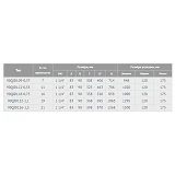 Насос центробежный погружной многоступ. EuroAqua 90QJD118-0.75 0.75кВт Hmax 67м Qmax 60л/мин нерж