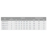 Насос центробежный погружной многоступ. EuroAqua 90QJD122-1.1 1.1кВт Hmax 85м Qmax 60л/мин нерж