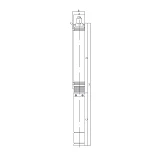 Насос центробежный погружной многоступ. EuroAqua 90QJD126-1.5 1.5кВт Hmax 102м Qmax 60л/мин нерж    