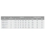 Насос центробежный погружной многоступ. EuroAqua 90QJD126-1.5 1.5кВт Hmax 102м Qmax 60л/мин нерж    