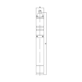 Насос шнековый погружной EuroAqua 4QGD1.5-100-0.75 0.75кВт Hmax 163м Qmax 25л/мин нерж