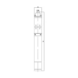 Насос погружной EuroAqua шнековый 3QGD0.8-30-0.28 0.28кВт Hmax 66м Qmax 25л/мин нерж