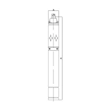 Насос шнековый погружной EuroAqua 3QGD1-60-0.75 0.75кВ Hmax 111м Qmax 25л/мин                       