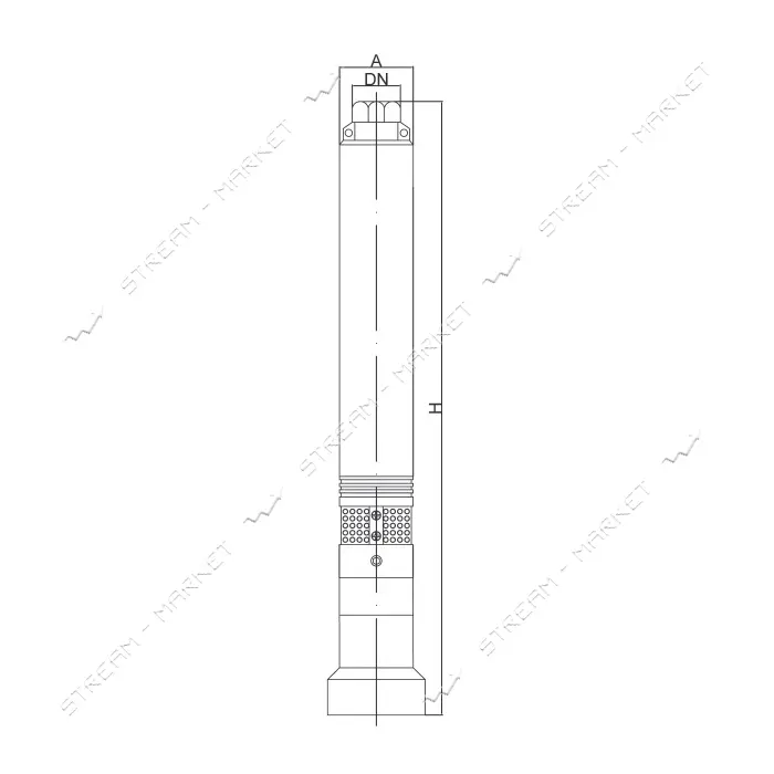 Насос погружной EuroAqua DS5.1-48/6F                                                                