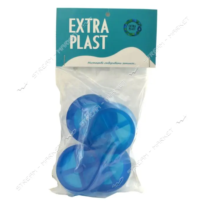 Антивибрационные подставки Extra Plast под ножки стиральной машины силикон 4шт синие                