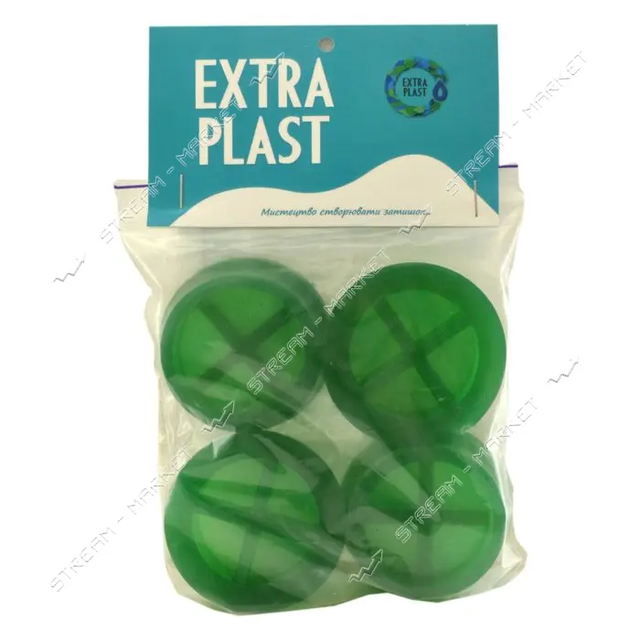 Антивибрационные подставки Extra Plast под ножки стиральной машины силикон 4шт зеленые              