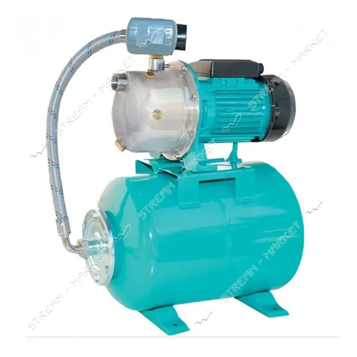 Станция водоснабжения EuroAqua JY750 0.75кВт 24л гидроаккумулятор нержавейка под заказ