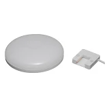 Светильник светодиодный AVT 106/1 round серия Symphony 9W 5000K IP40 пластик круг белый