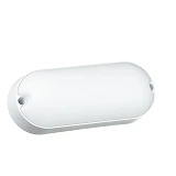 Светильник светодиодный AVT 113/1 Oval серия Boston 8W 6000K IP65 овал пластик белый                