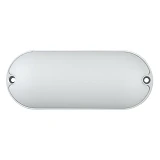 Светильник светодиодный AVT 114/1 Oval серия Boston 18W 6000K IP65 овал пластик белый               