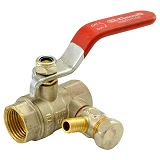 Кран Зима Gross 1/2" В/В латунный шар                                                               