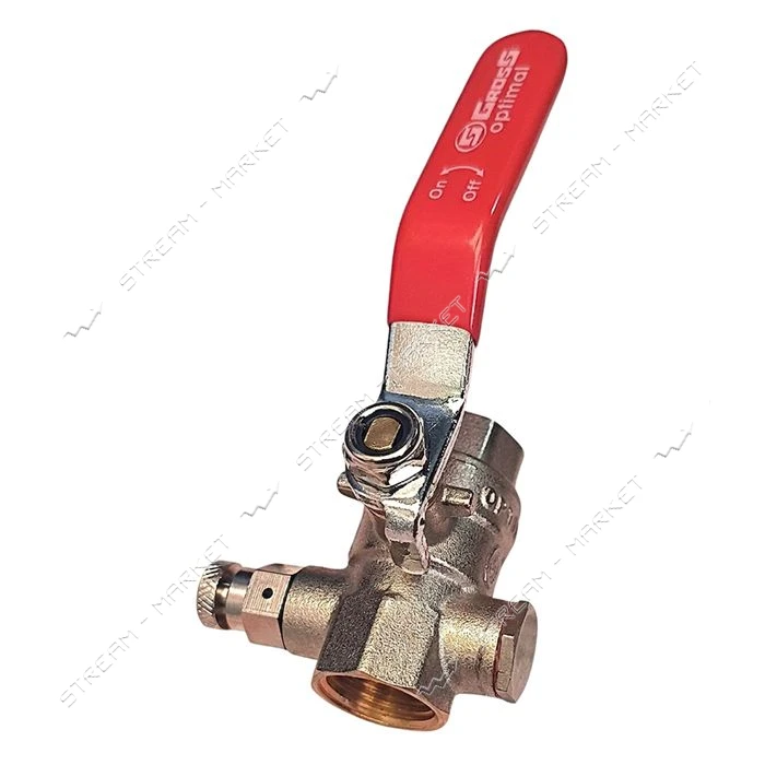 Кран Зима Gross 1/2" В/В латунный шар                                                               