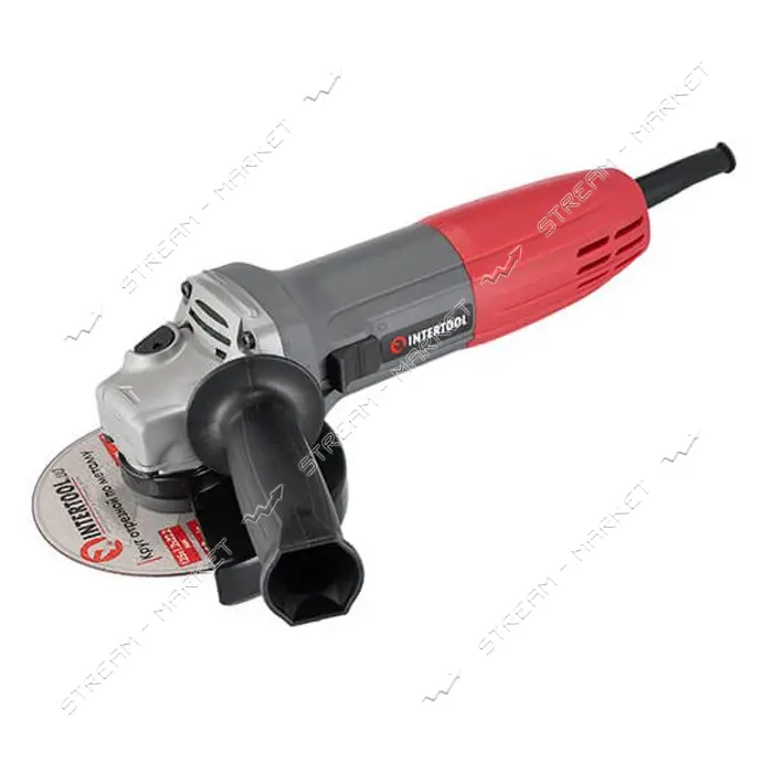 Шлифмашина угловая Intertool DT-0267 860Вт 11000 об/мин 125мм                                       