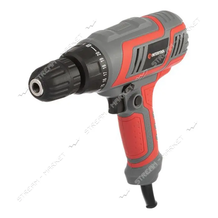 Дрель-шуруповерт Intertool DT-0103 320Вт 0-750 об/мин 1.0-10мм                                      