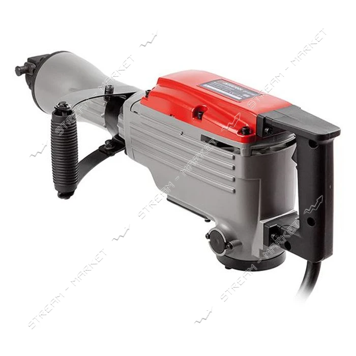 Молоток отбойный Intertool DT-0198 SDS hex 1050Вт 1400удар/мин 42Дж металлический кейс пика         