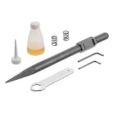 Молоток отбойный Intertool DT-0198 SDS hex 1050Вт 1400удар/мин 42Дж металлический кейс пика         