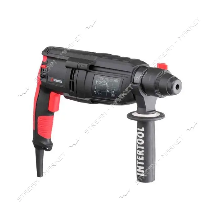 Перфоратор Intertool WT-0170 1000Вт 3.2Дж 0-1300об/мин 0-5100 уд/мин 3 режима