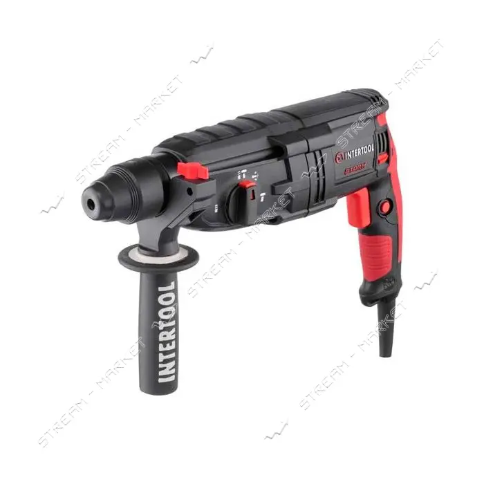 Перфоратор Intertool WT-0170 1000Вт 3.2Дж 0-1300об/мин 0-5100 уд/мин 3 режима