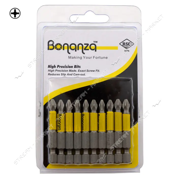 Бита Bonanza PH 2х50мм Taiwan 10шт