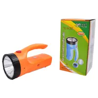 Фонарь ручной светодиодный YJ-2833 1 плюс 12LED аккумуляторный 12LED боковая панель                 