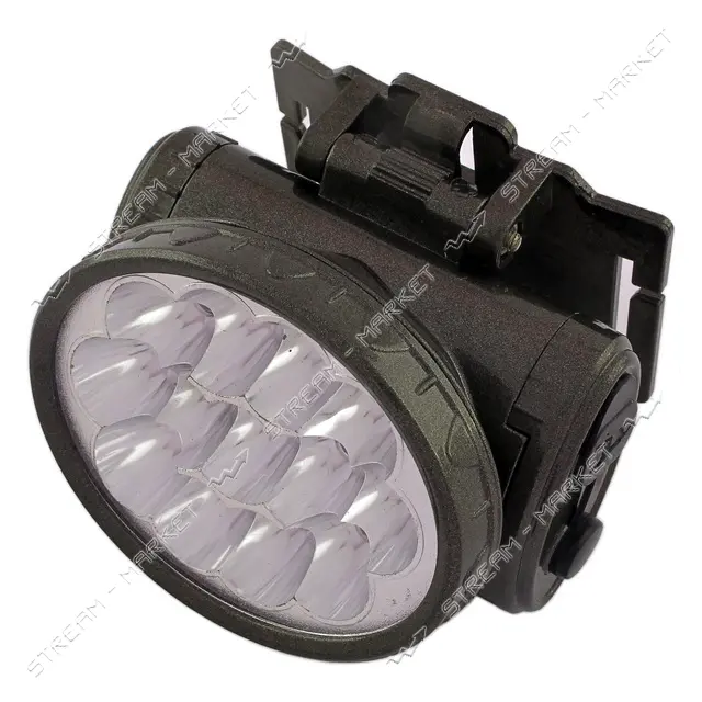 Фонарь на лоб светодиодный YJ-1898 13 LED 2 режима аккумуляторный