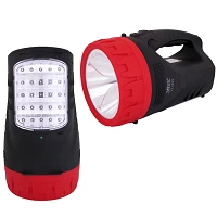 Фонарь ручной светодиодный YJ-2829 5W плюс 25LED аккумуляторный 25LED боковая панель                