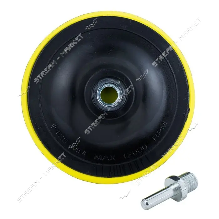 Насадка резиновая для болгарки Sigma 9182151 с липучкой d 125