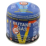 Газовый баллон Vita Gas Stop бочка прокалываемый зима-лето 190г Греция GB-0004                      