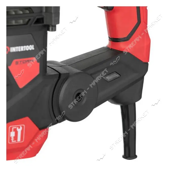 Перфоратор Intertool WT-0163 1500Вт 0-850об/мин 0-4500уд/мин 6Дж регулировка оборотов 3 режима      