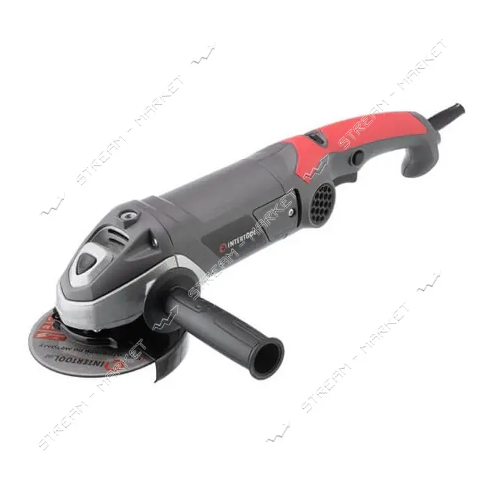 Шлифмашина угловая Intertool DT-0272 1200Вт 6000-12000об/мин диаметр круга 125мм                    