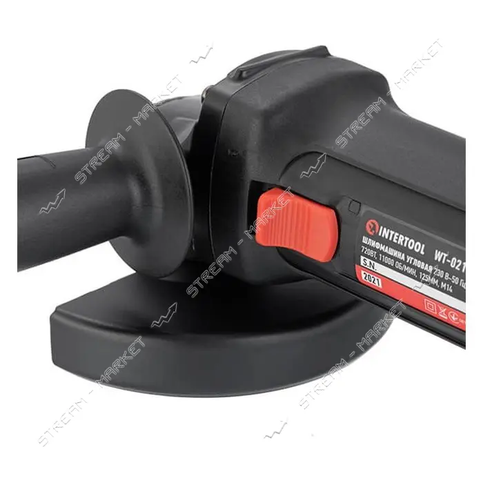 Шлифмашина угловая Intertool WT-0217 720Вт диаметр круга 125мм 11000об/мин                          
