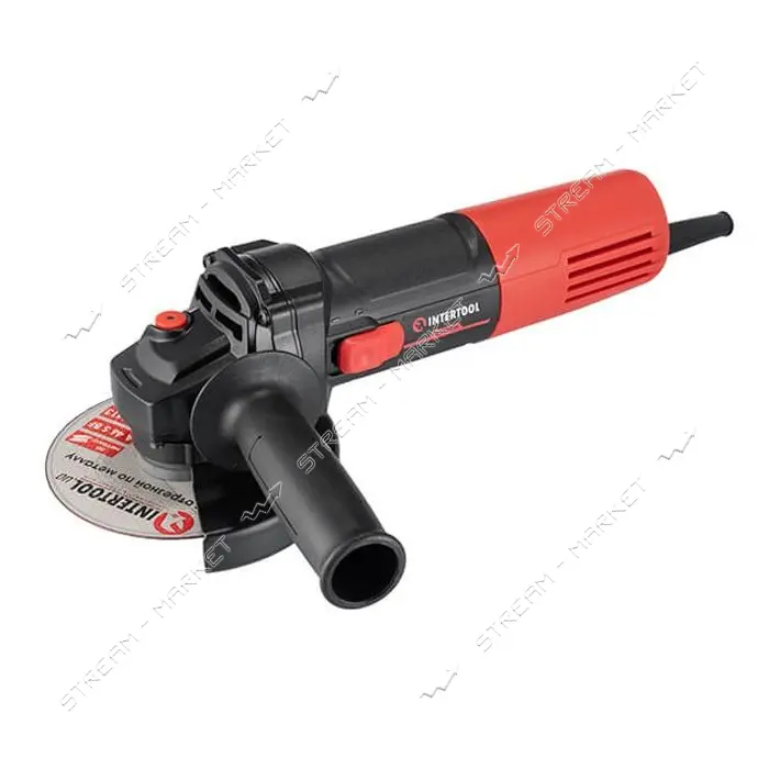 Шлифмашина угловая Intertool WT-0233 950Вт диаметр круга 125мм 3000-11000об/мин плавный пуск